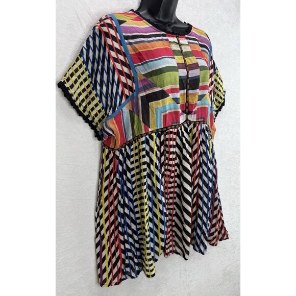 Anthropologie Conditions Apply Kynsa Tunic Top Size Large - Picture 4 of 13